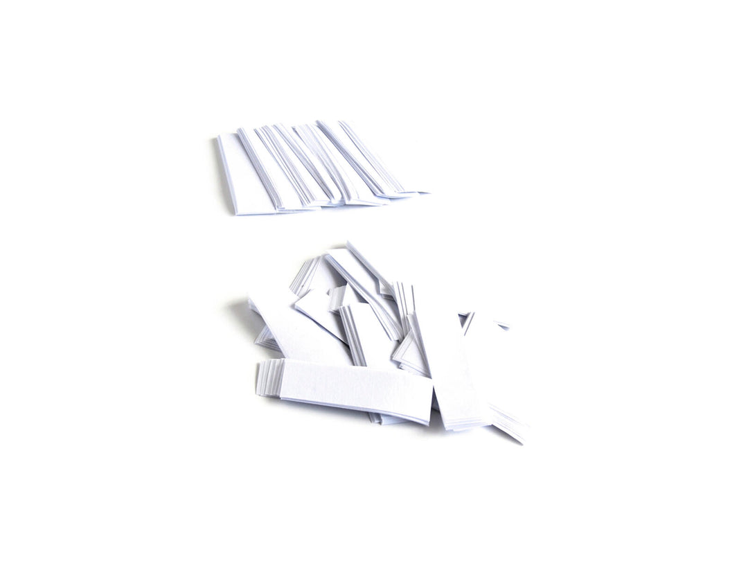 TCM FX Slowfall Konfetti suorakulmainen 55x18mm, white, 1kg