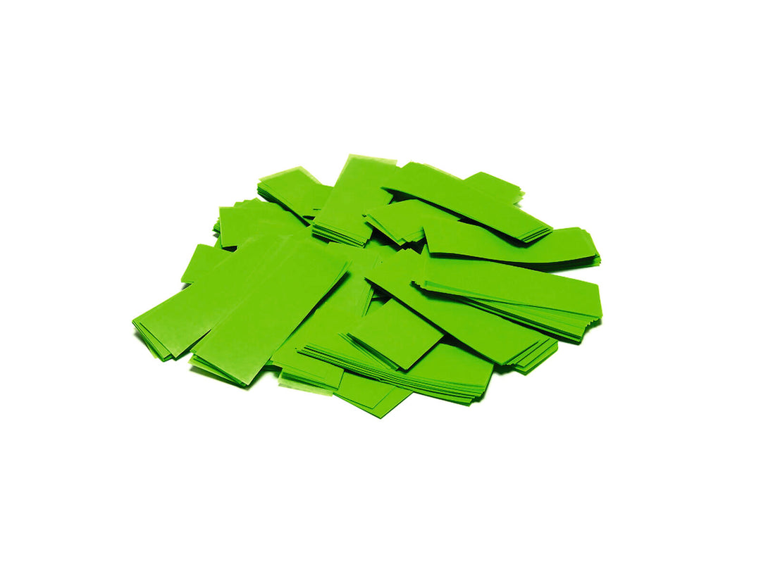 TCM FX Slowfall Confetti suorakaide 55x18mm, vaaleanvihreä, 1kg