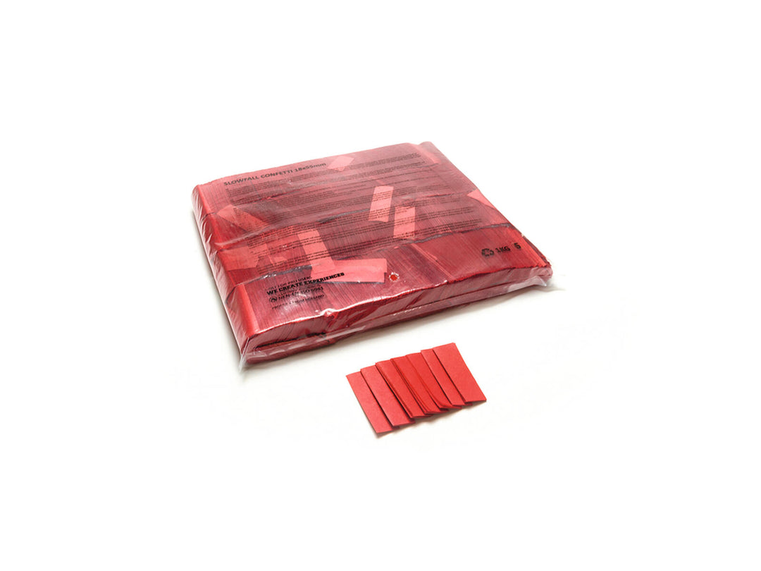 TCM FX Slowfall Konfetti suorakaide 55x18mm, punainen, 1kg