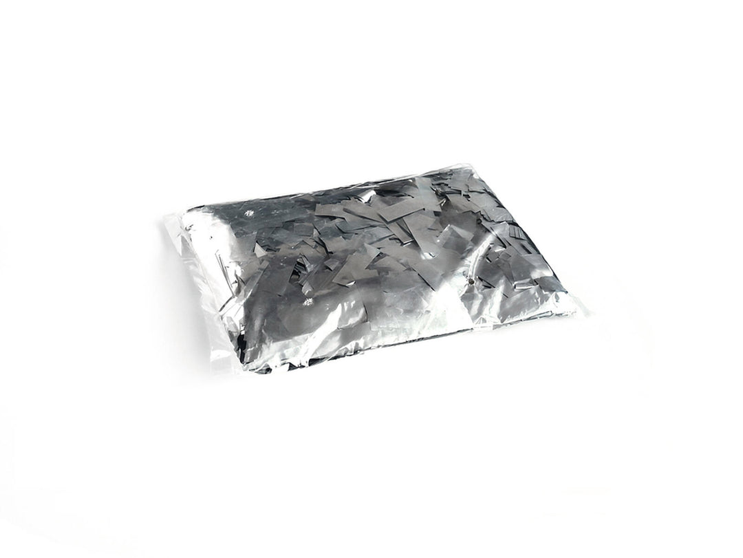 TCM FX Metallic Confetti suorakulmio 55x18mm, silver, 1kg