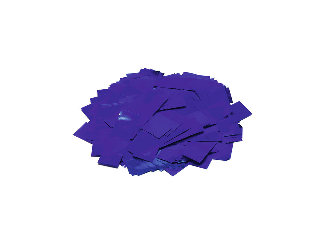 TCM FX Metallic Confetti suorakulmainen 55x18mm, blue, 1kg