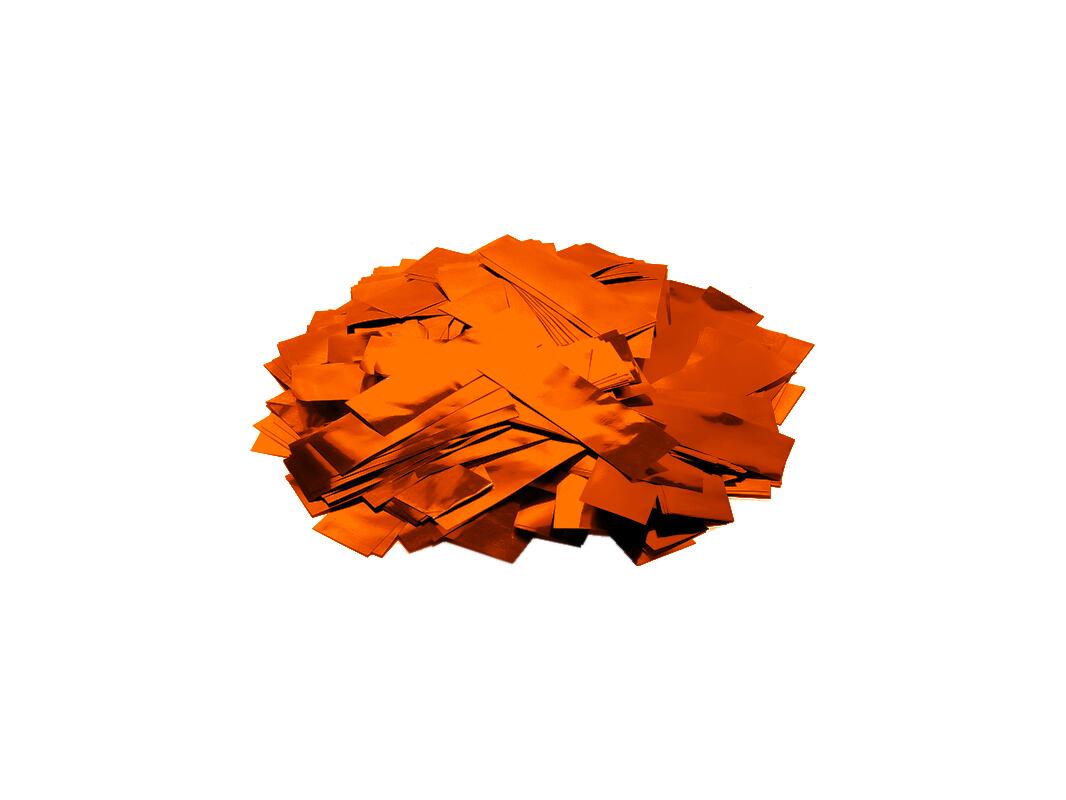 TCM FX Metallic Confetti suorakulmainen 55x18mm, oranssi, 1kg