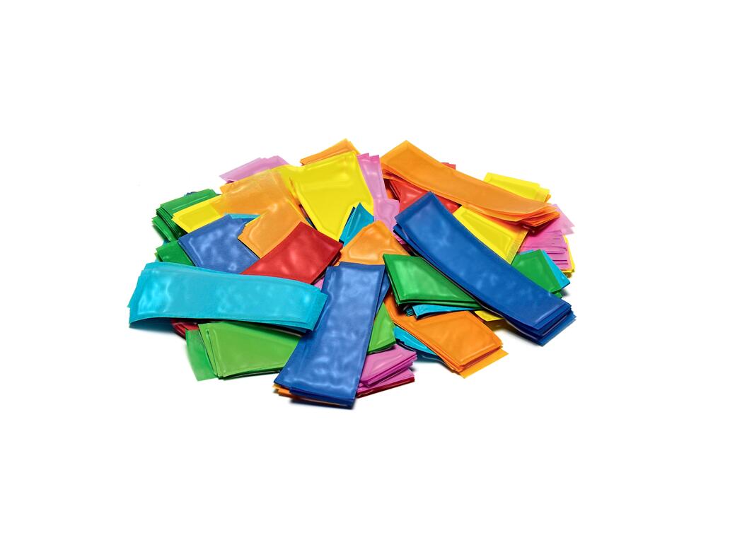 TCM FX Metallic Konfetti suorakulmainen 55x18mm, monivärinen, 1kg