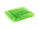 TCM FX Slowfall Confetti Rectangular 55x18mm, neon-green, uv active, 1kg