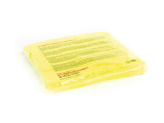 TCM FX Slowfall Konfetti Suorakaide 55x18mm, neonkeltainen, uv-aktiivinen, 1kg