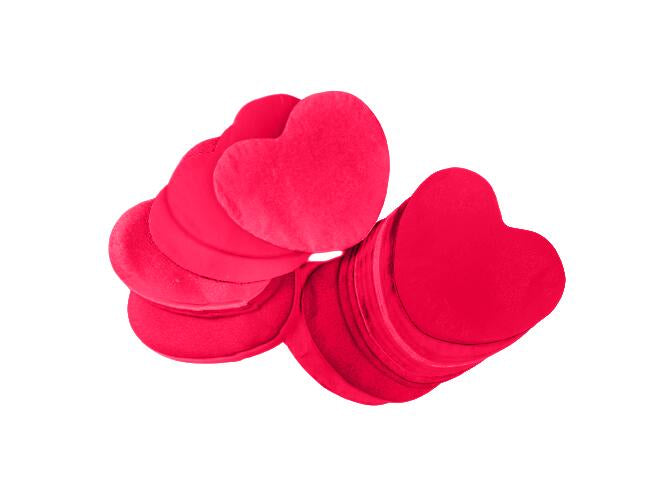 TCM FX Slowfall Confetti Hearts 55x55mm, red, 1kg -> TCM FX Slowfall Confetti Hearts 55x55mm, red, 1kg