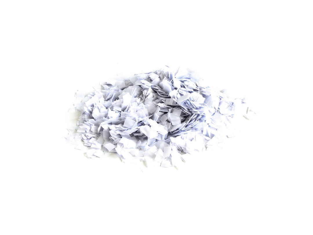 TCM FX Slowfall Konfetti Lumikiteet 10x10mm, valkoinen, 1kg