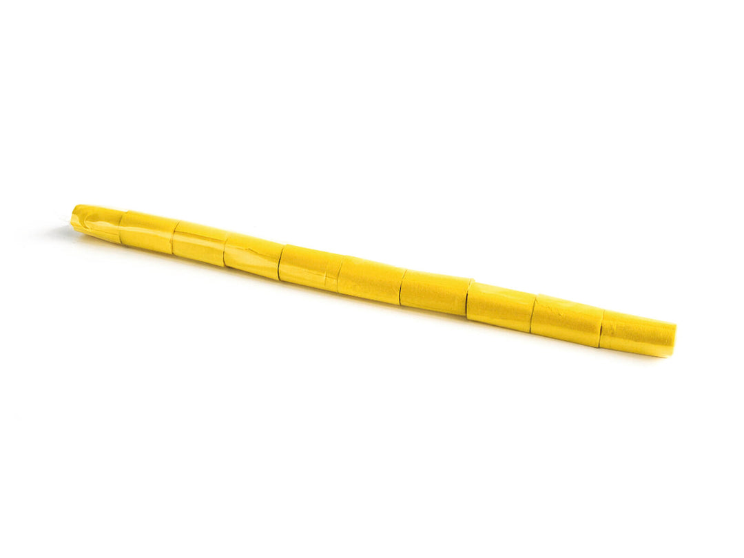 TCM FX -hitaasti putoavat serpentiinit 10mx5cm, keltainen, 10x