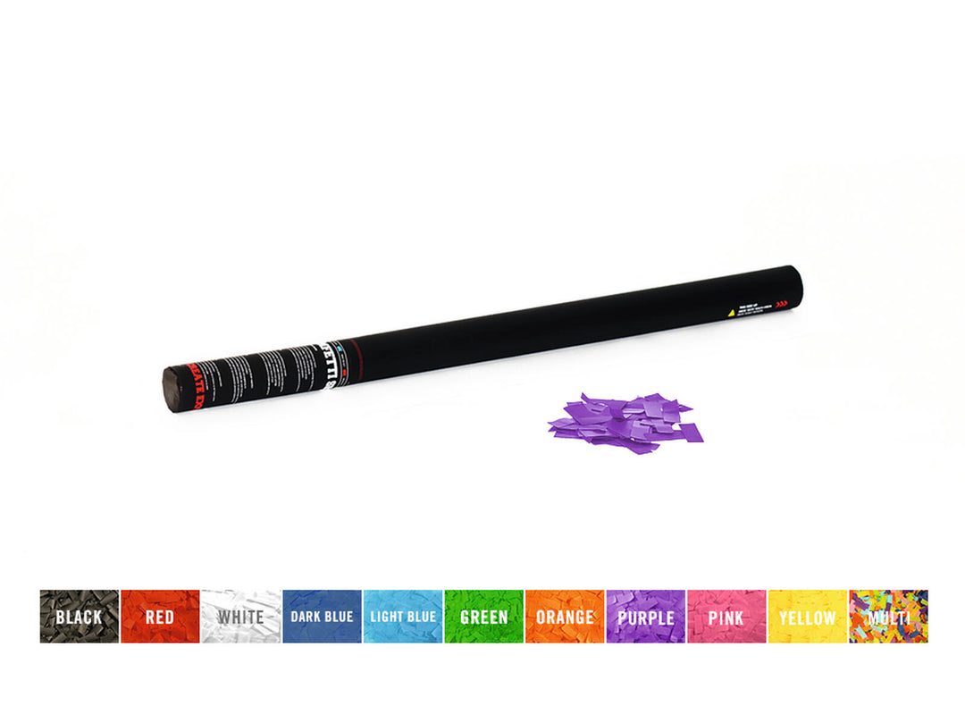 TCM FX -käsikäyttöinen konfettitykki 80 cm, violetti