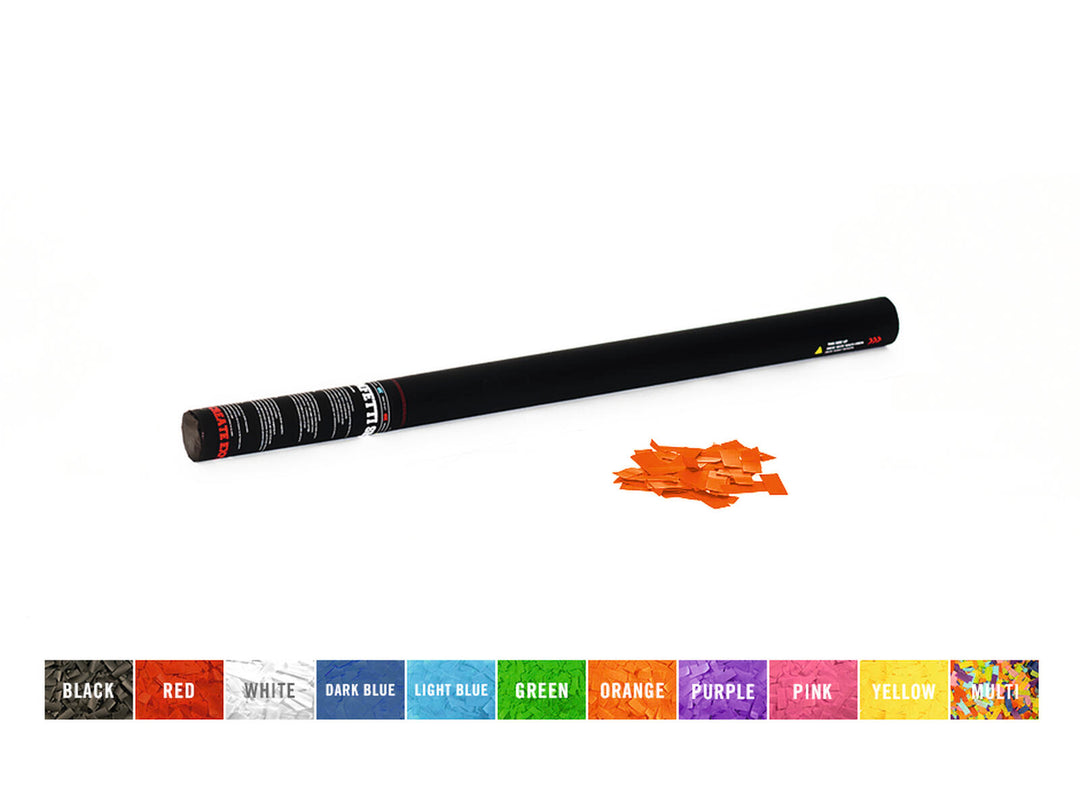 TCM FX Käsikäyttöinen konfettitykki 80cm, orange
