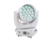 EUROLITE Set 2x LED TMH-X4 Liikkuvat päät Wash Zoom wh + EU Case with wheels