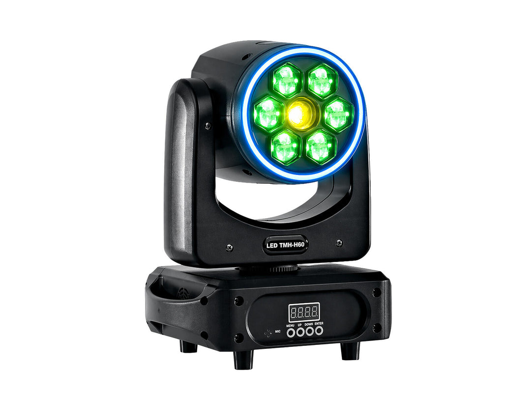EUROLITE LED TMH-H60 Hybrid Liikkuvat päät Spot/Flower