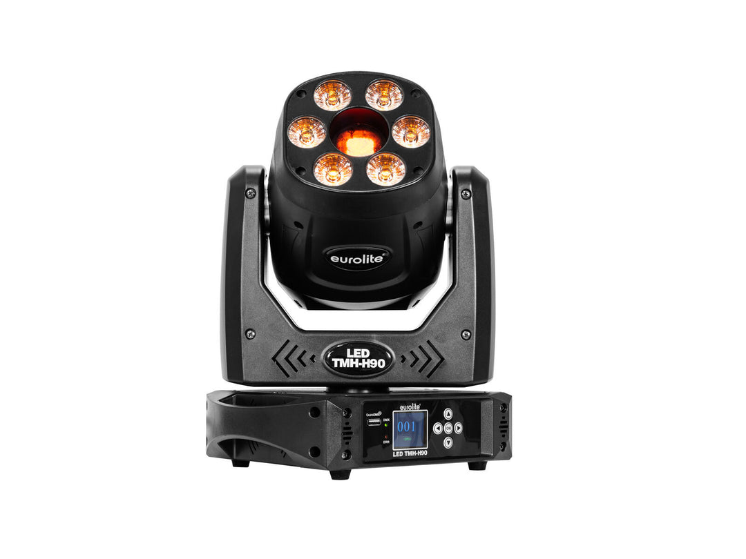 EUROLITE LED TMH-H90 Hybrid Liikkuvat päät Spot/Wash COB