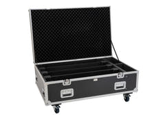 EUROLITE Setti 4x LED BAR-8 SWING QCL bar + pyörällinen Flightcase