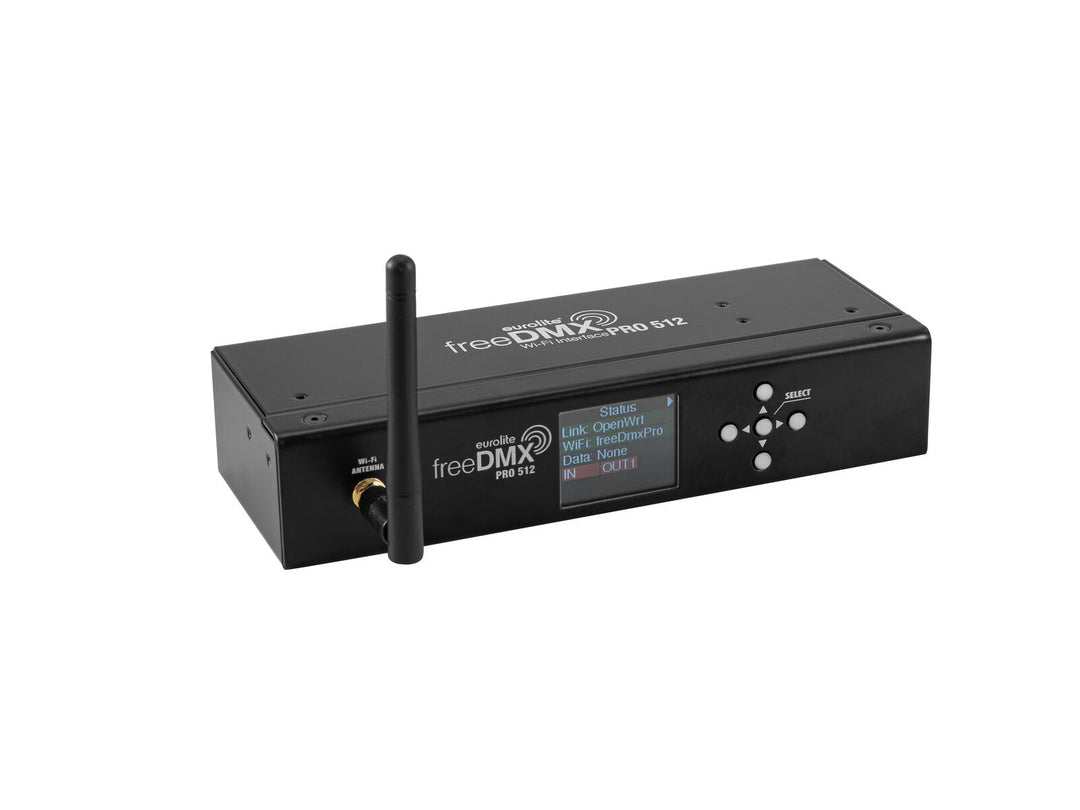 EUROLITE freeDMX PRO 512 Wi-Fi -käyttöliittymä