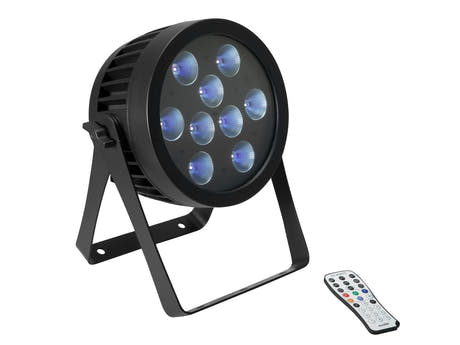 EUROLITE LED IP PAR 9 UV-kohdevalo