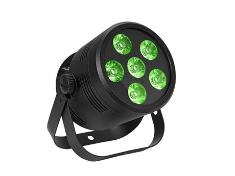 EUROLITE LED Silent Par 6 QCL lattia bk