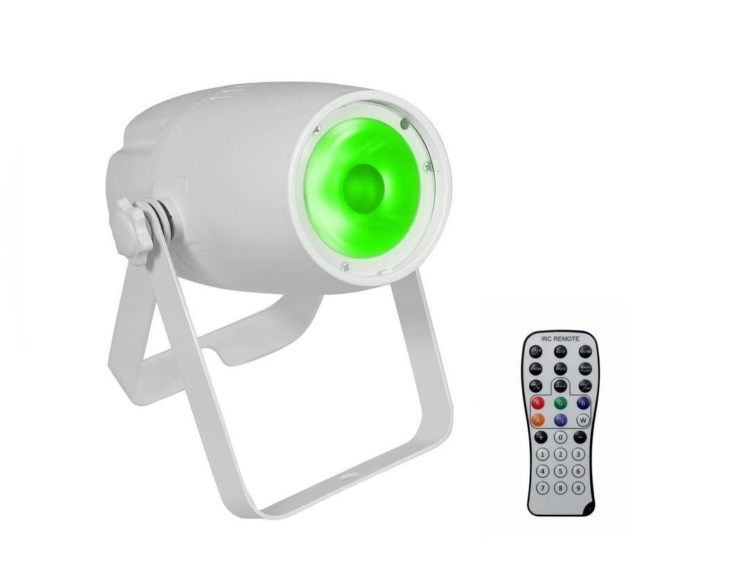 EUROLITE LED PST-10 QCL -valonheitin valkoinen
