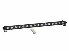 EUROLITE Set LED PIX-16 QCL Bar + FS-4-lattiateline, teräs, musta