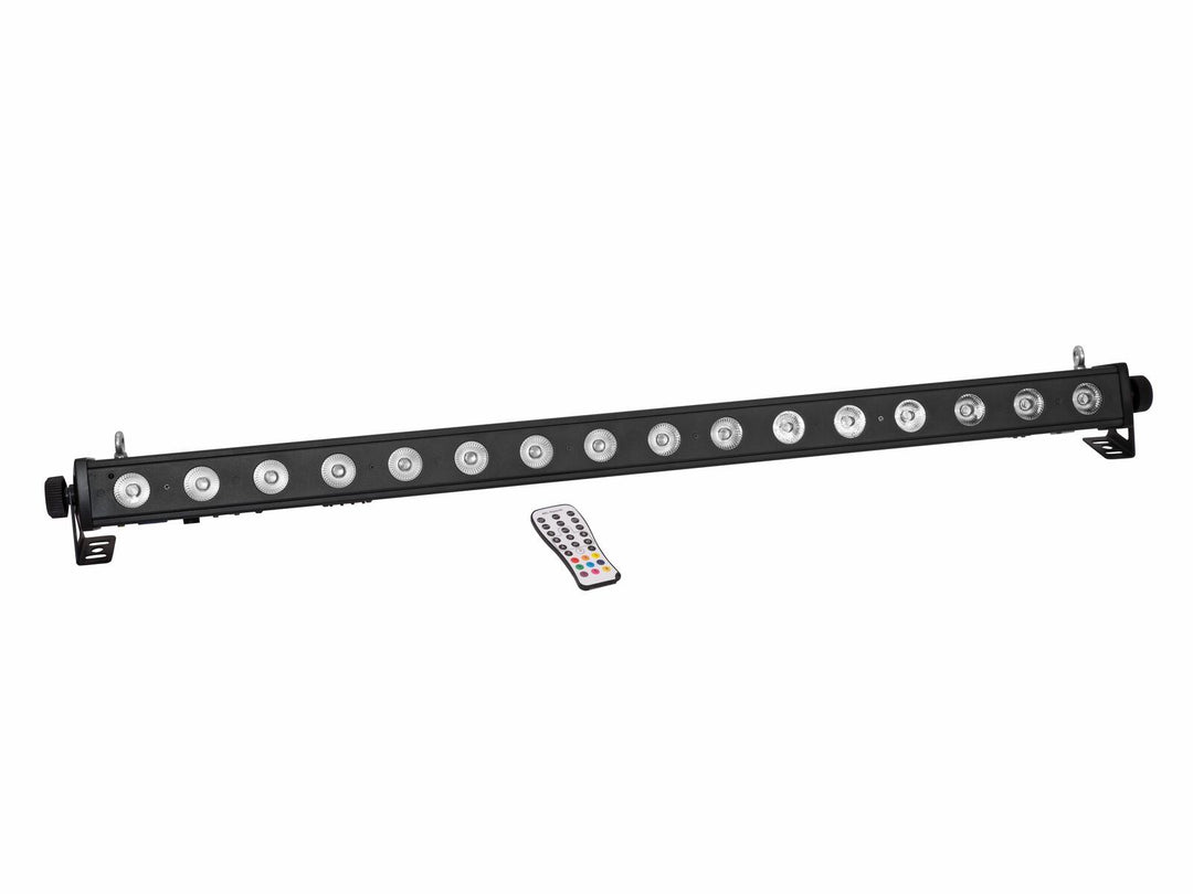 EUROLITE Set LED PIX-16 QCL Bar + FS-4-lattiateline, teräs, musta
