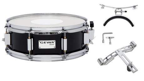 GEWA-marssirumpu 14" x 5", laminoitua mustaa koivua