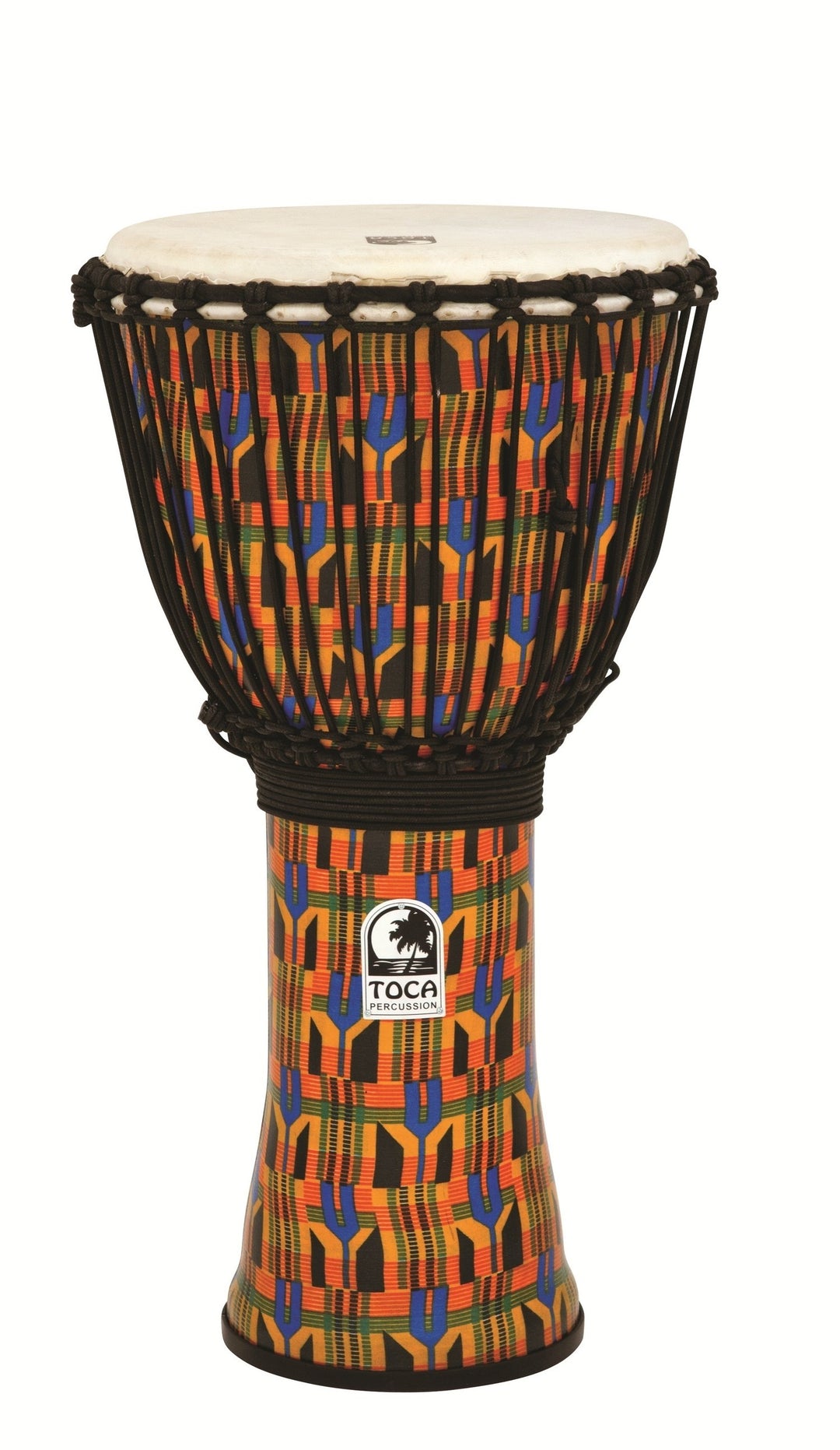 Toca Djembe Freestyle köysiviritteinen - Kente Cloth (SFDJ-12K)