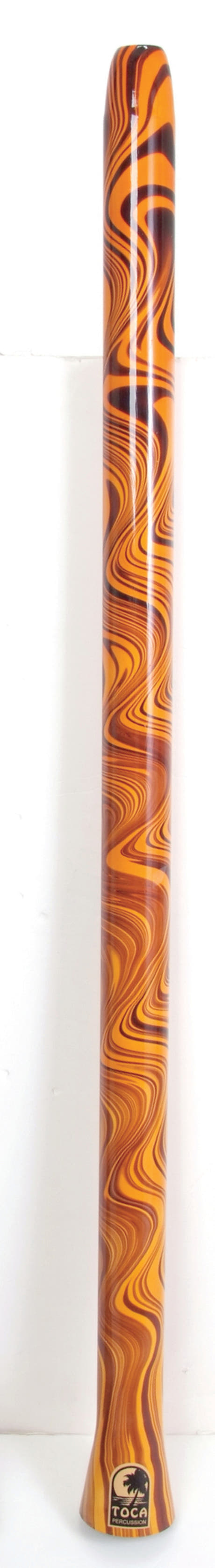 Toca World Pundistussoittimet Didgeridoos - Orange Swirl (DIDG-DOS)