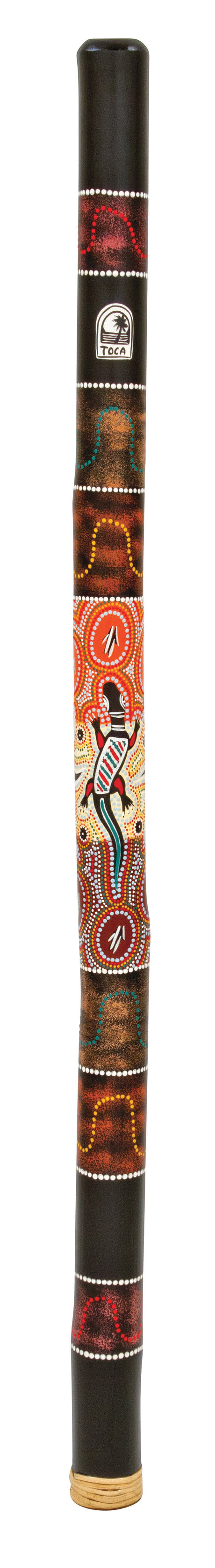 Toca bambusdidgeridoo DIDG-PG, motiv Gecko, 119 cm