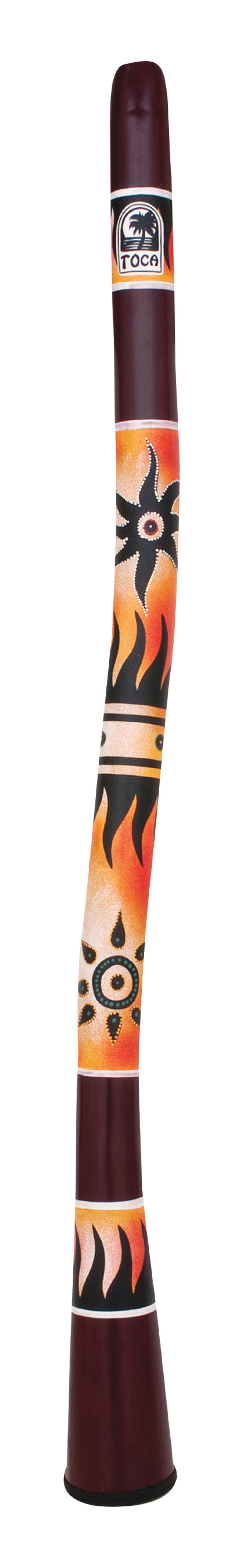 Toca World Pundistussoittimet Kaarevat didgeridoot - Tropical Sun (DIDG-CTS)