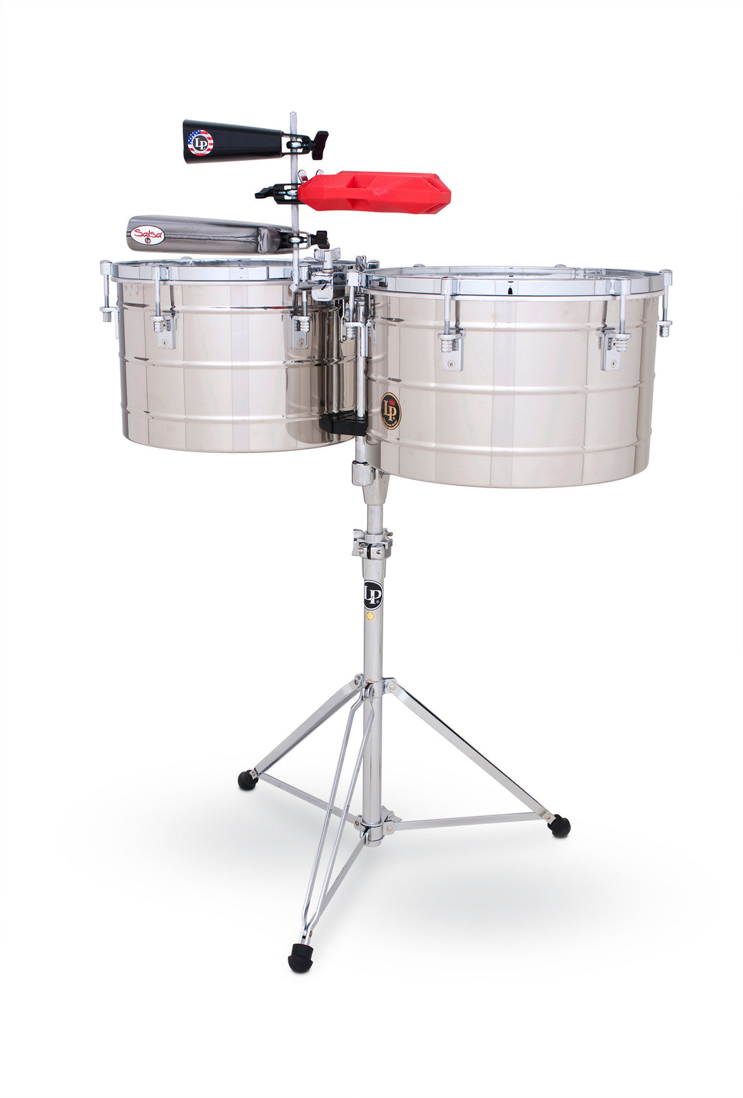 Latin Percussion patarummut Tito Puente Thunder Timbs – Stainless Steel (LP258-S)