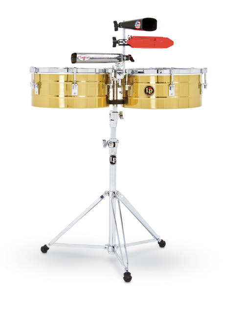 Latin Pundistussoittimet Timbales Tito Puente Solid Brass - 13"/14" (LP256-B)