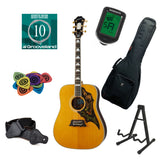 Epiphone Masterbilt Excellent Starter Pack (Antique Natural Aged Gloss )