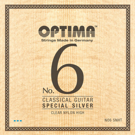 Optima Strings for classic guitar No. 6 Special Silver - Set Nylon high (NO6.SNHT)