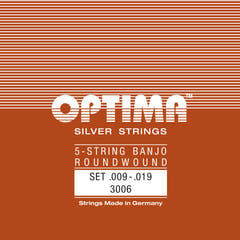 Optima 3006 strengesæt til 5-strenget banjo, løkke