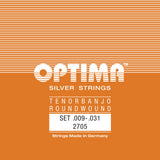 Optima 2703K-sträng G .022 för 4-strängad banjo, kula