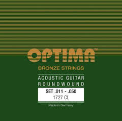 Optima-jouset akustiselle kitaralle Bronze strings - Setti Custom-light (1727CL)