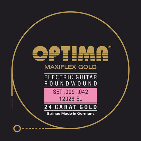 Optima 12028 EL Gold Maxiflex -sähkökitaran kielet, erittäin light