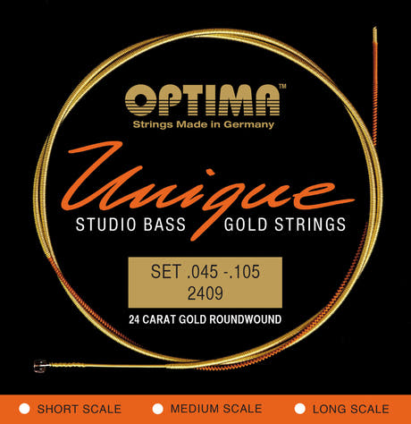 Optima E-Bass Strings Unique studio golden strings - 4-str. super long sc. (2409SL)
