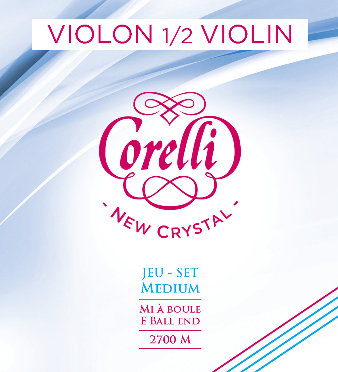 Corelli Viulu kielet New Crystal - 1/2 Set (2700M)