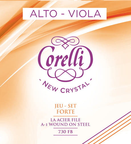 Corelli Strings For Viola New Crystal - Forte (730FB)