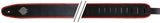 GEWA Guitar Straps F&S Comfort - Black/Red