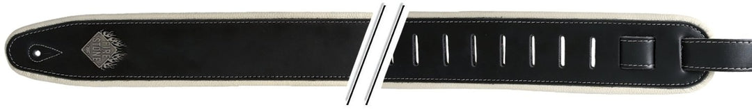 GEWA Kitarat Straps F&S Comfort - Black/Cream