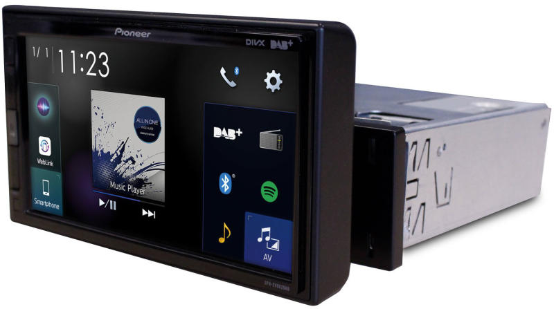 Pioneer SPH-EVO62DAB-Uni 1-DIN Autostereo m. Apple CarPlay, DAB ja Bluetooth