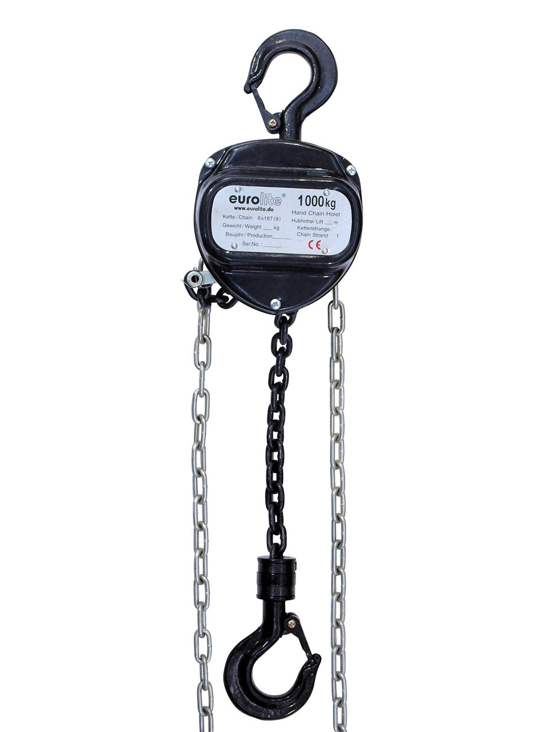 Eurolite Chain Hoist 10M/1.0T (Musta)
