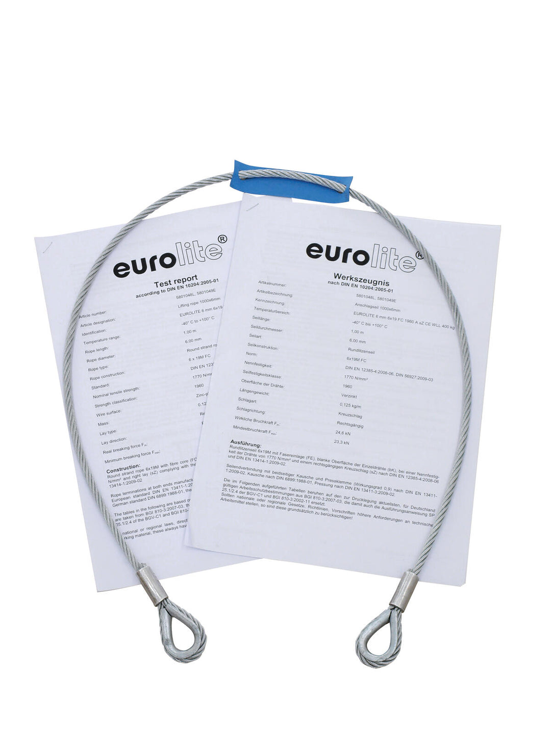 EUROLITE Safety Bond AG-5 3x600mm jopa 5kg sil
