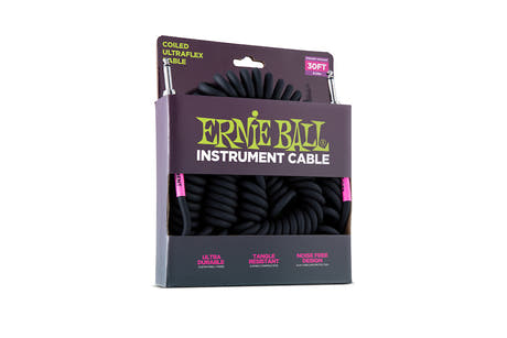 Ernie Ball 6044 Spiraalikaapeli, 10m. Black.