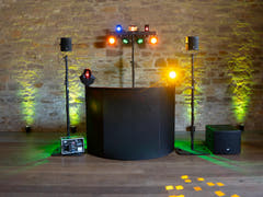 OMNITRONIC BPS-3 Kaiutinjalusta musta