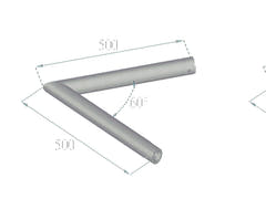 ALUTRUSS SINGLELOCK SPAC-20 QUICK-LOCK kulma 60°