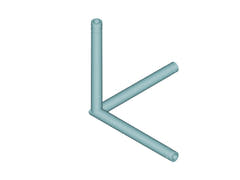 ALUTRUSS SINGLELOCK SPAL-31 3-tieinen kulma 90°