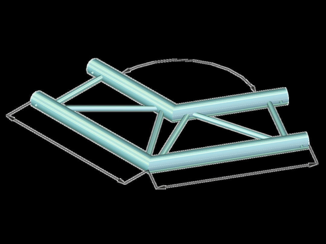 ALUTRUSS BILOCK BQ2-PAC22H 2-tie kulma 120°